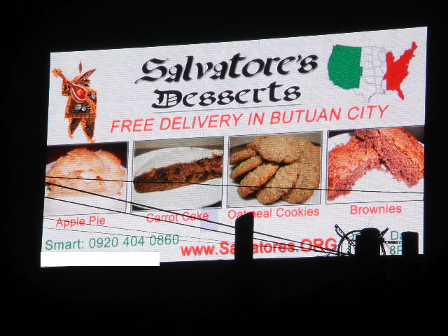 Butuan City Billboard Image At Night